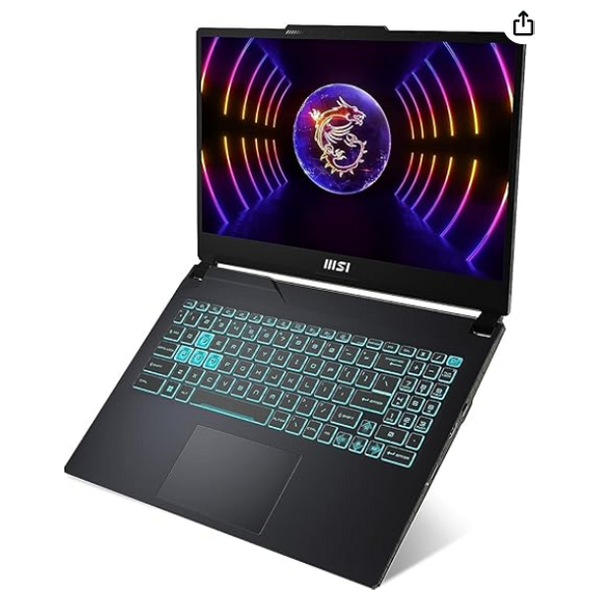  لابتوب ام اس ئاي 15.6-انج - CYBORG 15 - Core i5-13420H - RTX 3050 - 6GB - دوز - 16كيكابايت/512كيكابايت SSD 