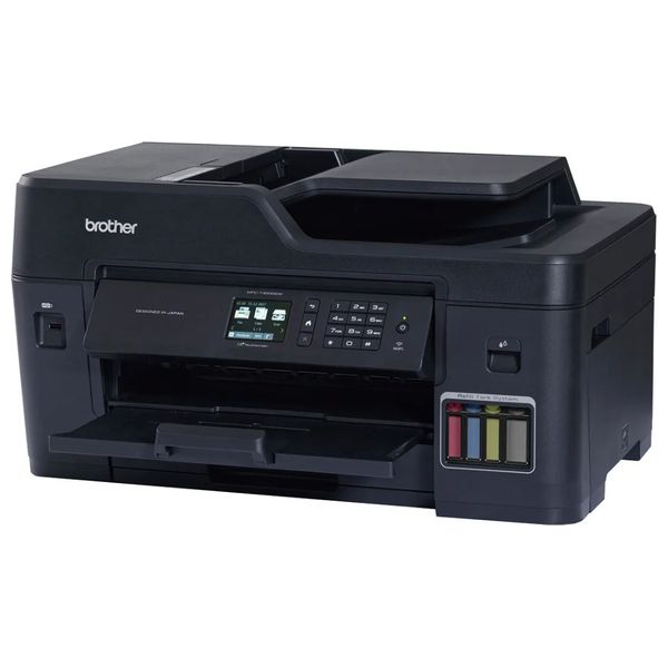 طابعة برذز نافثة للحبر الكل في واحد ملونة - MFC-T4500DW - طباعة تلقائية على الوجهين - واي فاي - اسود 