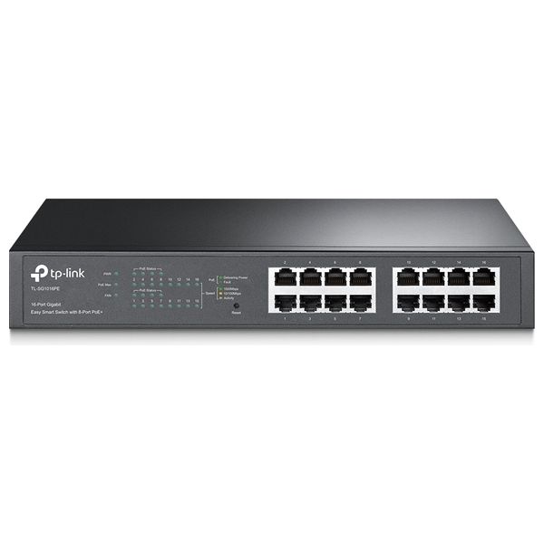  TP-LINK TL-SG1016PE -  Hub - 16 Ports 