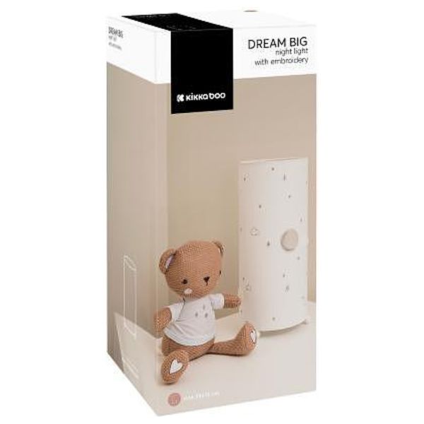  Kikka Boo Night lamp with embroidery Beige - Dream Big 