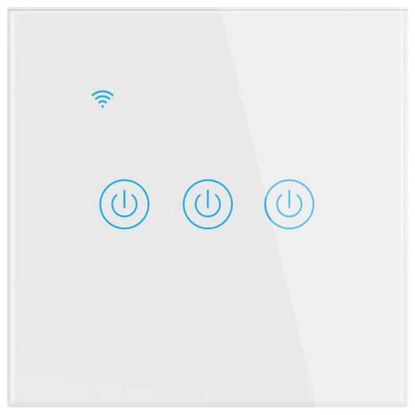  مفتاح الجدار الذكي - DS-101-3 - ابيض 