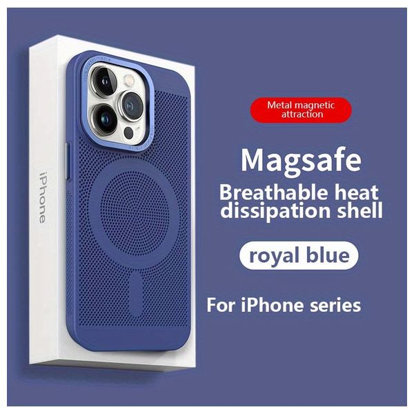  Fashion Case Mobile Cover For iPhone 15 Pro - Blue 