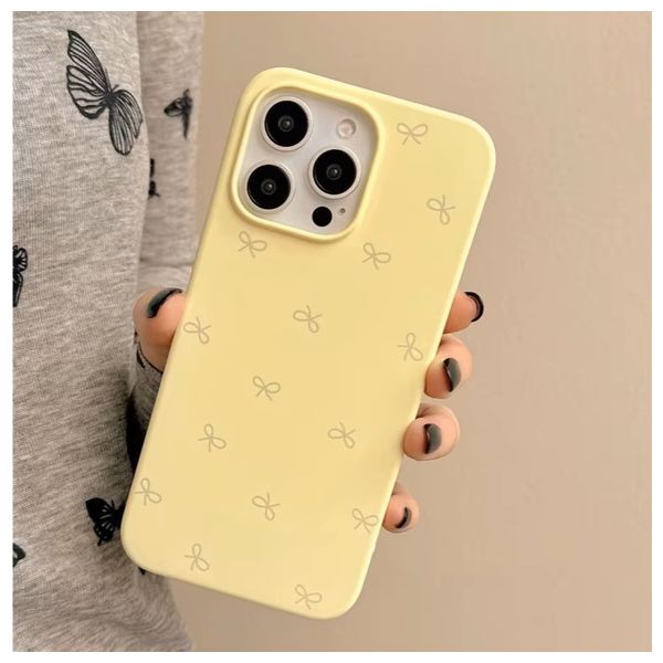  Fashion Case Mobile Cover For iPhone 16 - Yellow 
