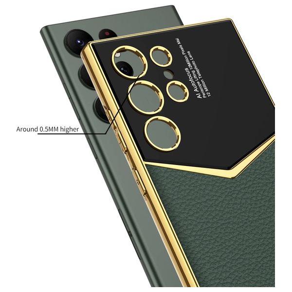  Fashion Case Mobile Cover For Samsung S23 Ultra - Green 
