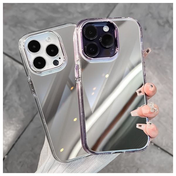  حافظة موبايل فاشن كيس لجهاز ايفون 14 برو ماكس - سلفر 