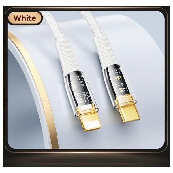  Remax - USB-C to Lightning - 1.2 m - 20W - White 