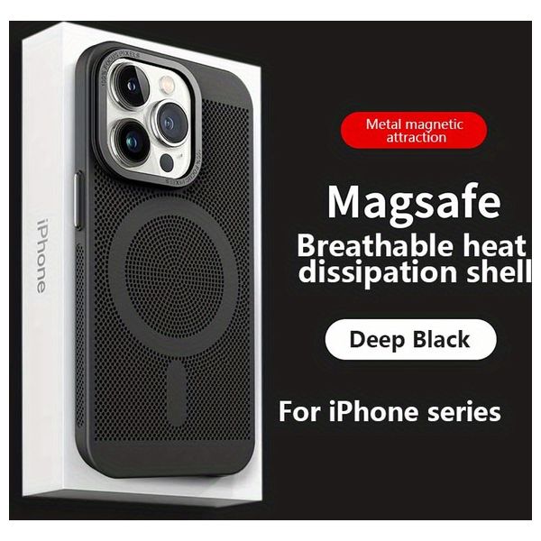  حافظة موبايل فاشن كيس لجهاز ايفون 16 برو ماكس  - اسود 