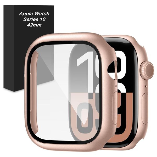  حافظة فاشن كيس لحماية ساعة آبل 10, 42 ملم - وردي 