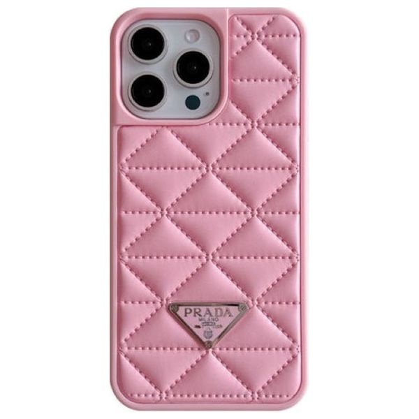  Fashion Case Mobile Cover For iPhone 16 Pro Max – Pink 