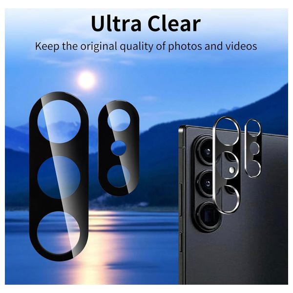  Infinity Tech Camera Lens Protector for Samsung Galaxy S26 Ultra - Black 