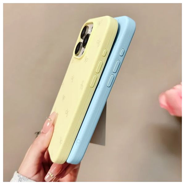  Fashion Case Mobile Cover For iPhone 16 - Yellow 