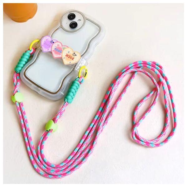  مشبك وحبل تعليق الموبايل فاشن كيس 