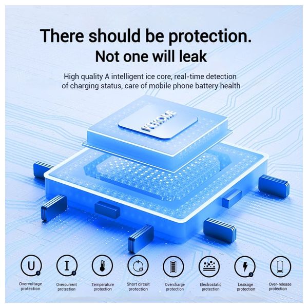 باور بانك ويكومي - شحن فائق السرعة - سعة 30000 مللي أمبير - تقنية 20 واط  - أسود