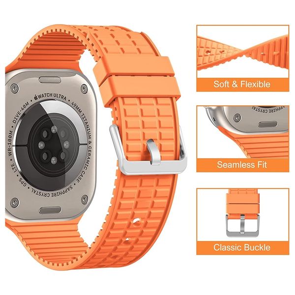  Infinity Tech  Sports Silicone  Band for Apple Watch - 38/40/41/42mm 