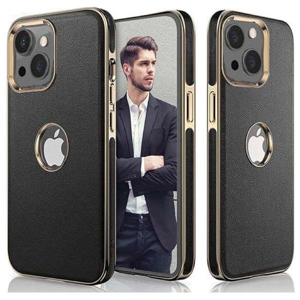  Fashion Case Mobile Cover For iPhone 14 - Black 