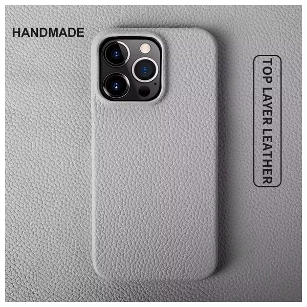  Fashion Case Mobile Cover For iPhone 15 Pro Max - Titanium Gray 