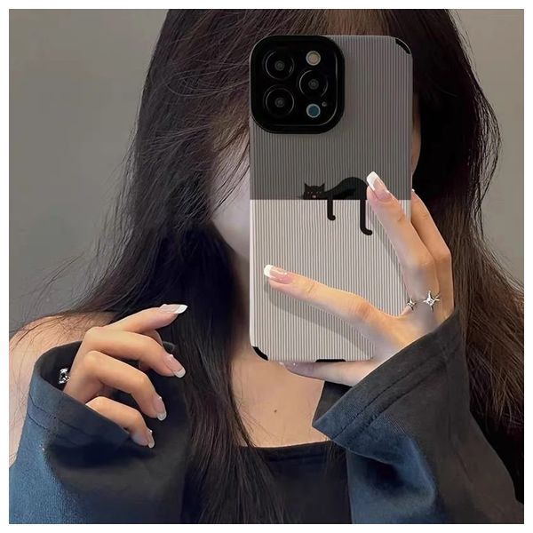  حافظة موبايل فاشن كيس لجهاز ايفون 16 برو  - رمادي 