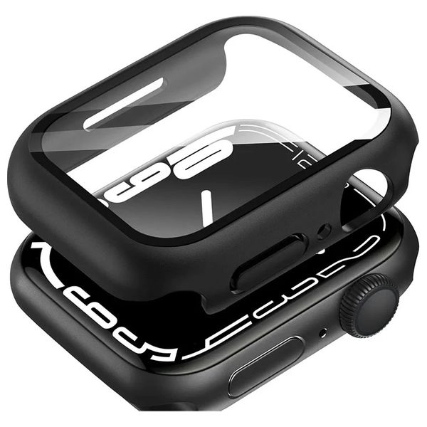  Fashion Case Apple Watch Protective Case - Black 