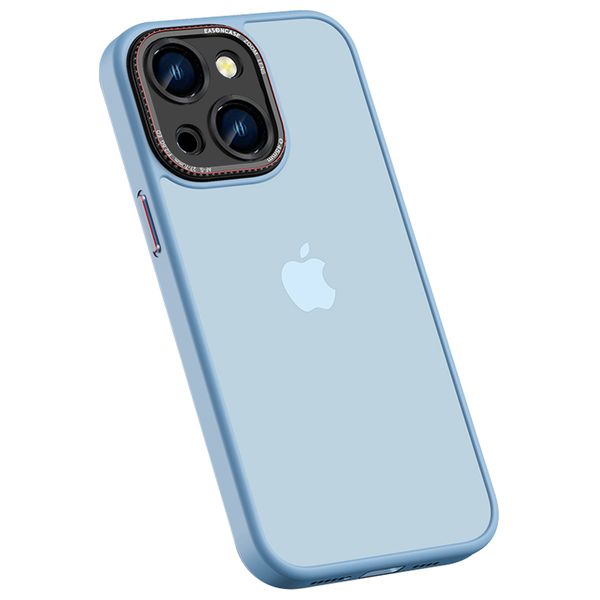  Fashion Case Mobile Cover For iPhone 14 - Light Blue 