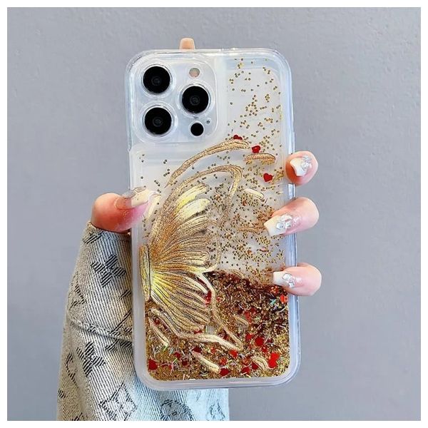  حافظة موبايل فاشن كيس لجهاز ايفون 15 برو ماكس - شفاف 