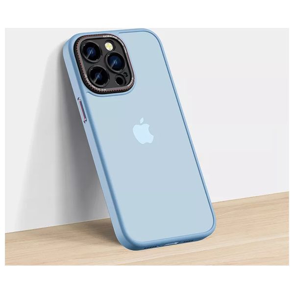  Fashion Case Mobile Cover For iPhone 14 - Light Blue 