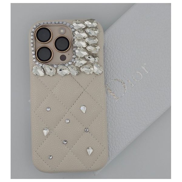  Fashion Case  Mobile Cover For iPhone 16 Pro Max - Off-White 