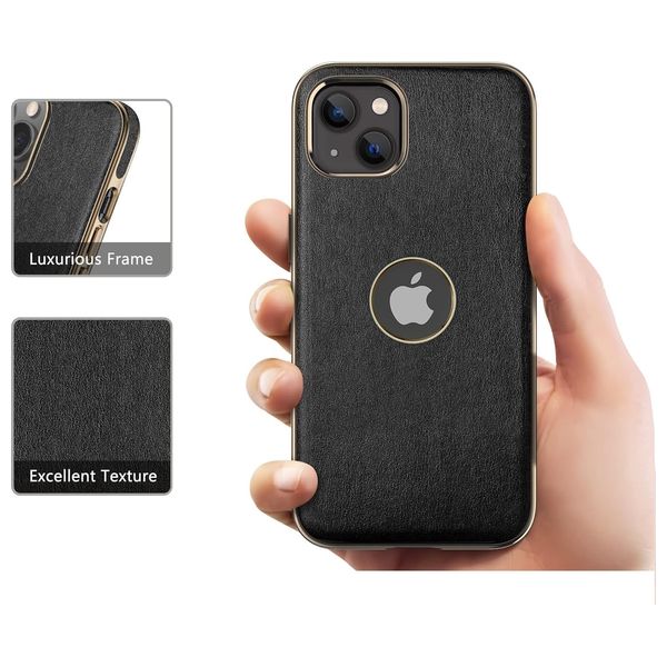  Fashion Case Mobile Cover For iPhone 14 - Black 
