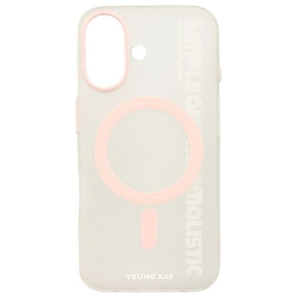  Fashion Case Mobile Cover For iPhone 16 - Pink 