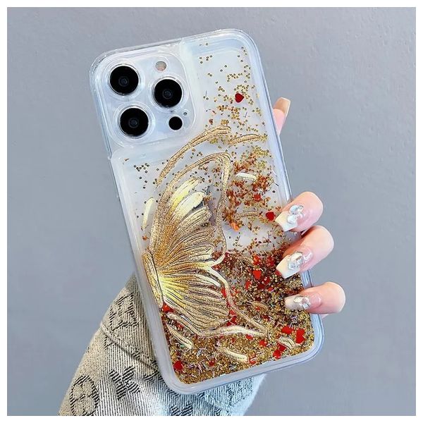  حافظة موبايل فاشن كيس لجهاز ايفون 15 برو ماكس - شفاف 