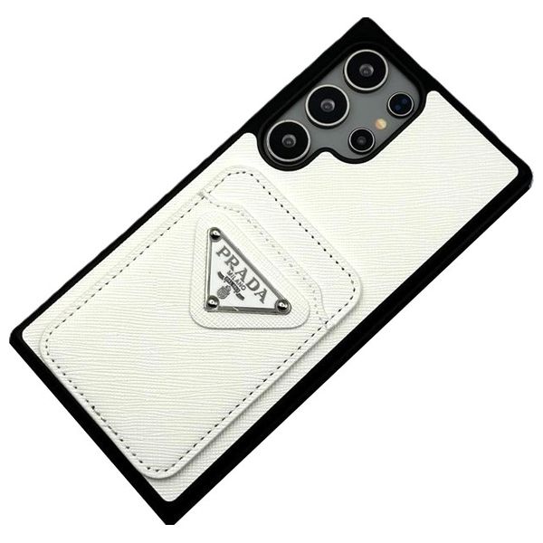  Fashion Case Mobile Cover For Samsung S24 Ultra - White 