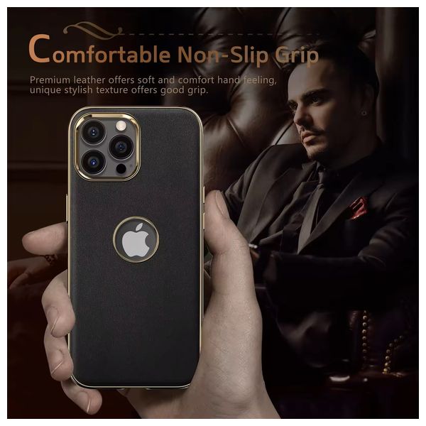  Fashion Case Mobile Cover For iPhone 14 Pro - Black 