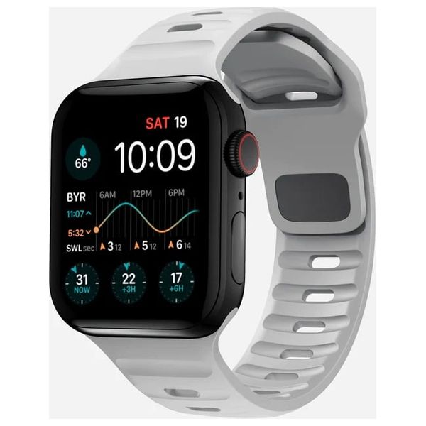  سوار انفنيتي تك سليكون لساعة آبل - 38/40/41/42 ملم 