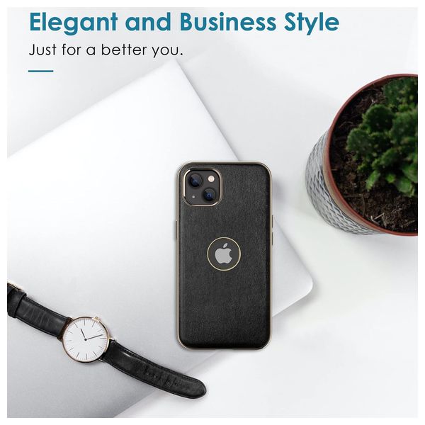  Fashion Case Mobile Cover For iPhone 14 - Black 