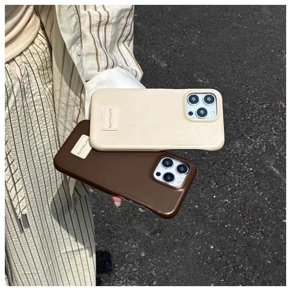  حافظة موبايل فاشن كيس لجهاز ايفون 16 برو - بني 