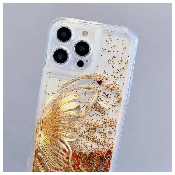  حافظة موبايل فاشن كيس لجهاز ايفون 15 برو ماكس - شفاف 