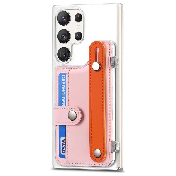  حافظة موبايل فاشن كيس لجهاز سامسونج S24 الترا - وردي 