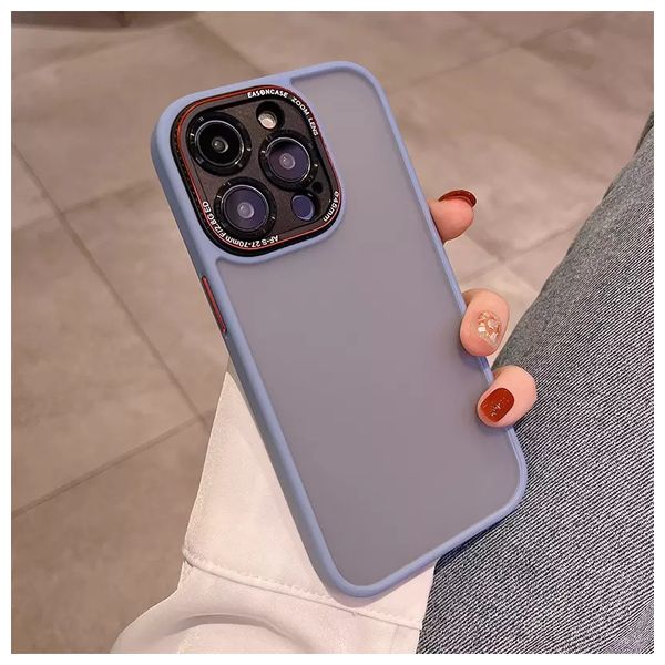  Fashion Case Mobile Cover For iPhone 14 - Light Blue 