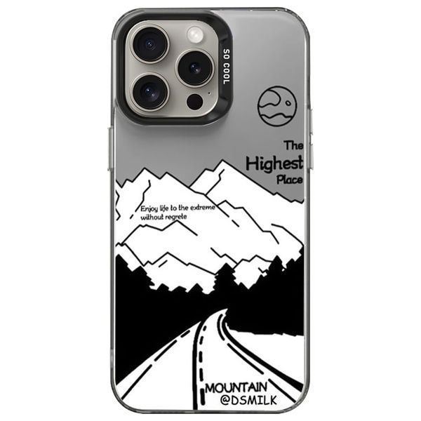  Fashion Case Mobile Cover For iPhone 15 - Natural Titanium 