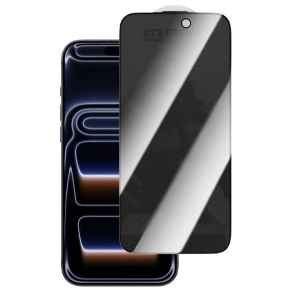  Infinity Tech Privacy Screen Protector for iPhone 17 Pro Max - Black 