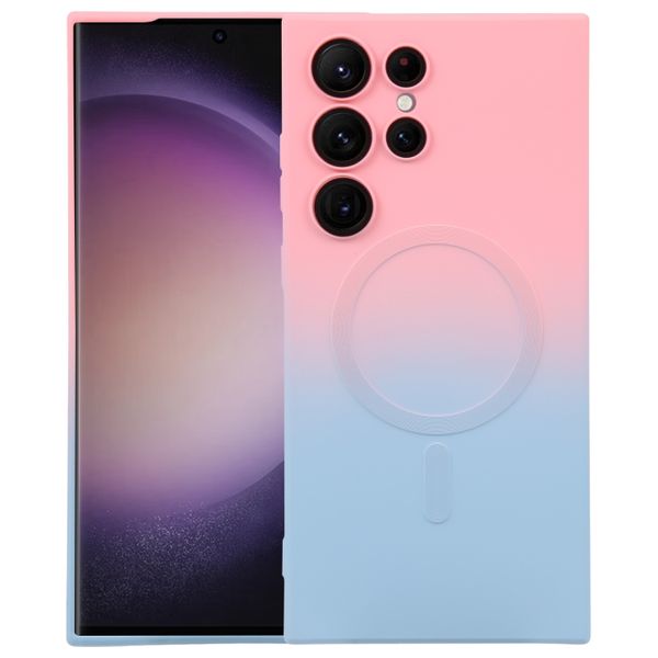  Fashion Case Mobile Cover For Samsung S24 Ultra - Pink 