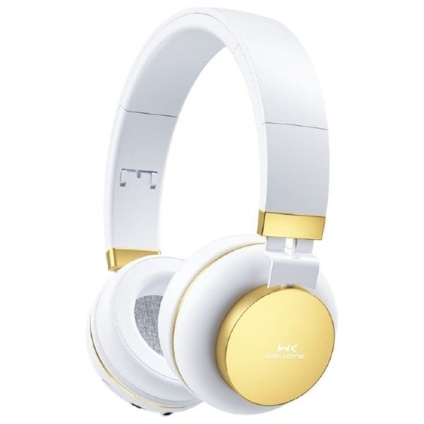 سماعة بلوتوث حول الاذن ويكوم - M10 - بلوتوث 5 - بطارية تعمل من 14 - 15 ساعة - ابيض