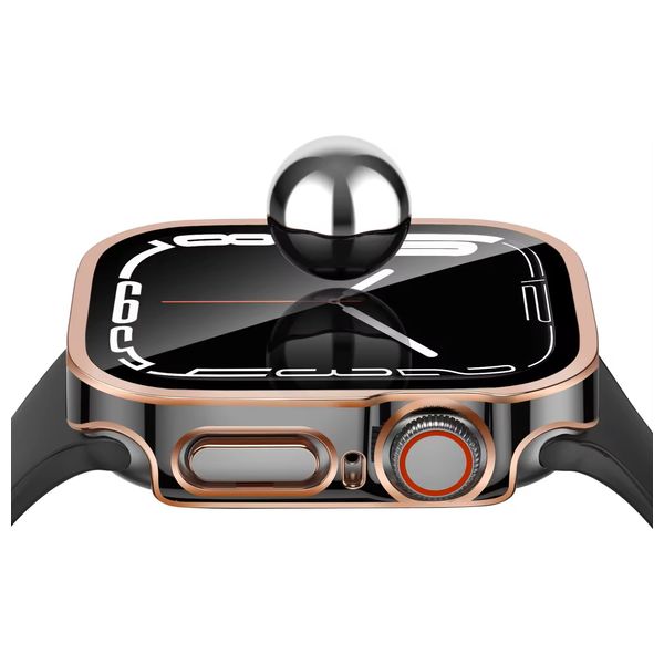  Fashion Case Apple Watch Protective Case - Gold 
