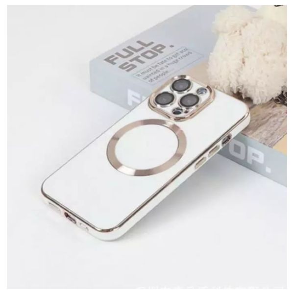  Fashion Case Mobile Cover For iPhone 14 - White 