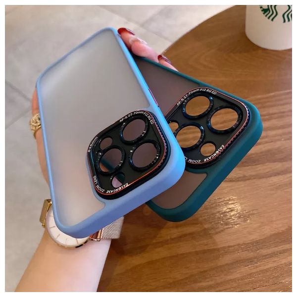  Fashion Case Mobile Cover For iPhone 14 - Light Blue 
