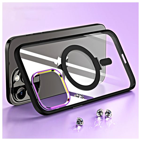  حافظة موبايل فاشن كيس لجهاز ايفون 14 برو ماكس - اسود 