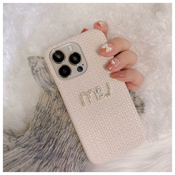  Fashion Case Mobile Cover For iPhone 15 Pro Max – Off-White 