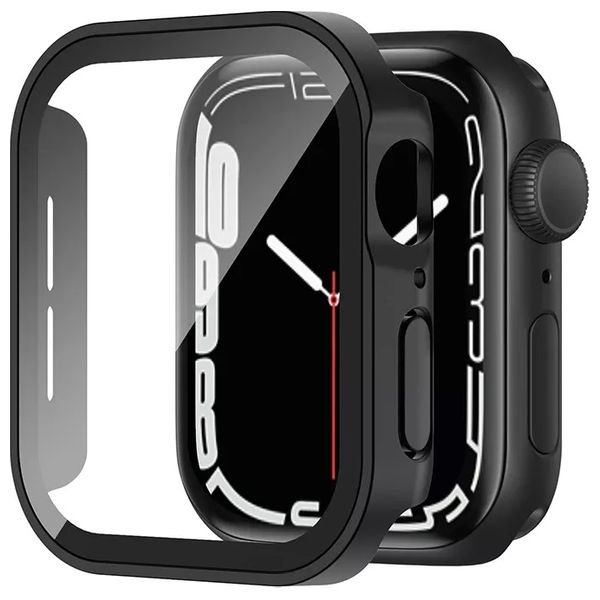  Fashion Case Apple Watch Protective Case - Black 