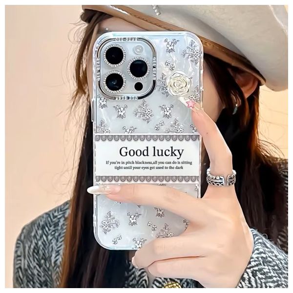  Fashion Case Mobile Cover For iPhone 16 Pro - Silver 