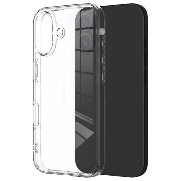  Fashion Case Mobile Cover For iPhone 16 - Transparent 