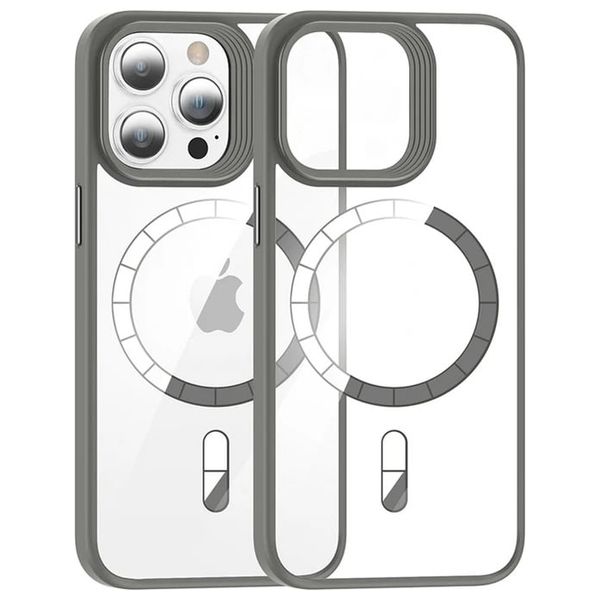  Fashion Case Mobile Cover For iPhone 15 Pro - Titanium Gray 